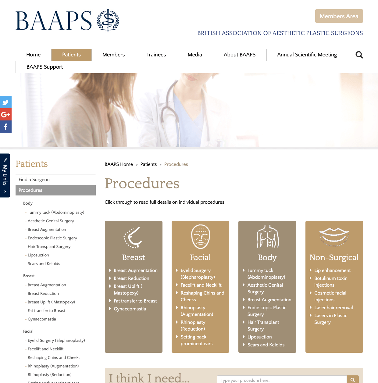 BAAPS Cosmetic Surgery website patient guidance David Oliver Cosmetic Surgeon